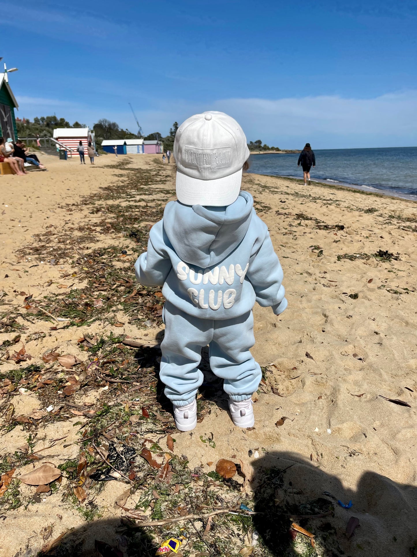 KIDS BABY BLUE PUFF TRACKSUIT