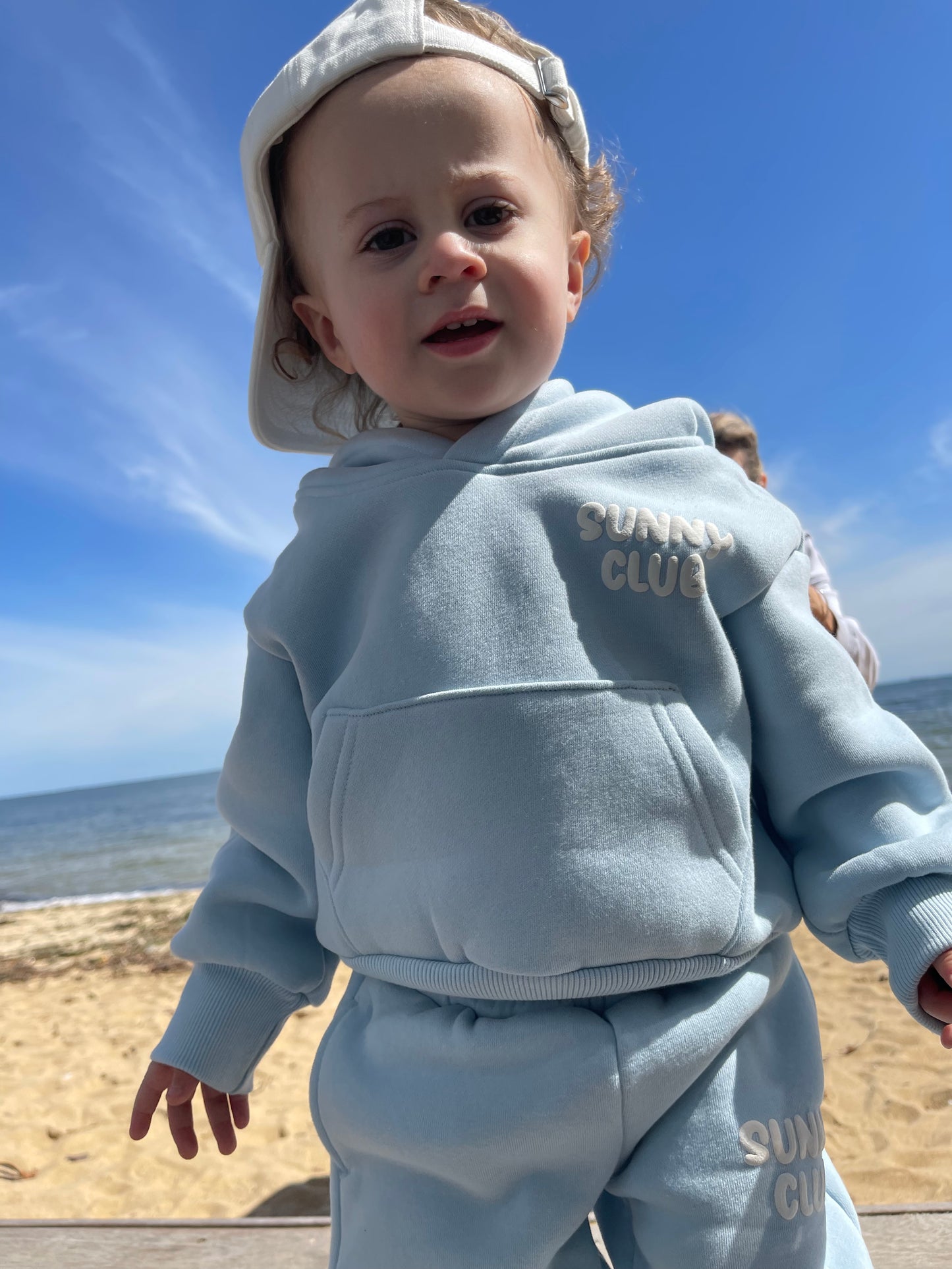 KIDS BABY BLUE PUFF TRACKSUIT