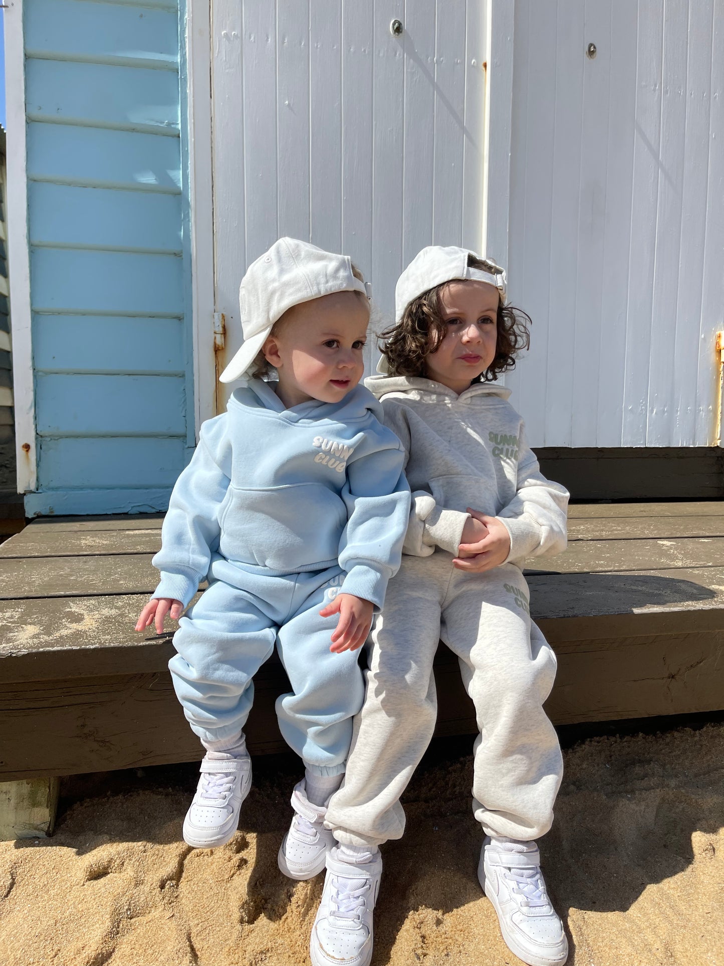 KIDS BABY BLUE PUFF TRACKSUIT